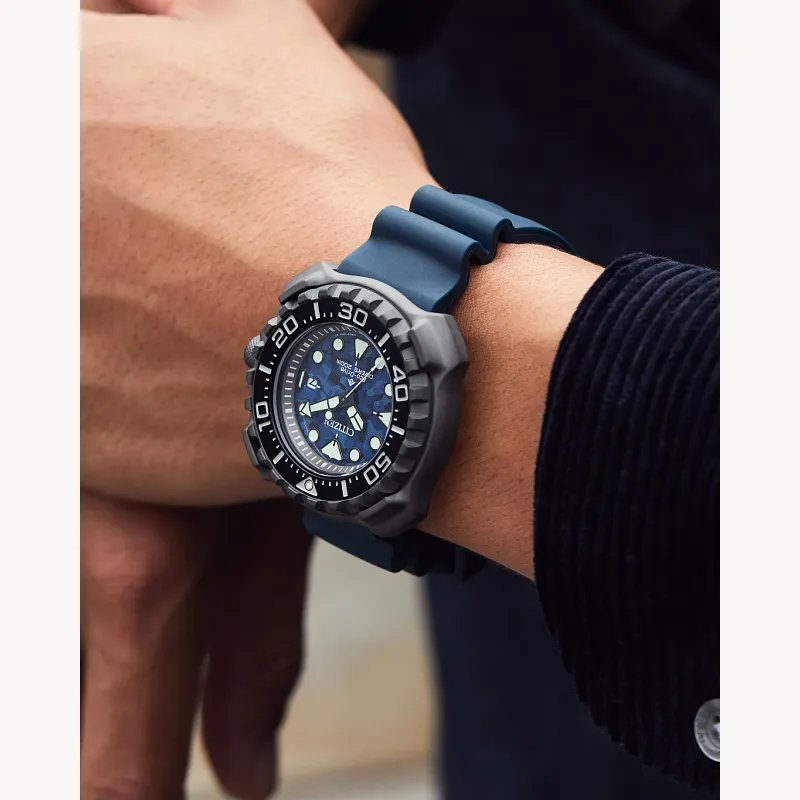 Promaster Dive Blue Dial Polyurethane Strap BN0227-09L | CITIZEN Promaster Dive Blue Dial Polyurethane Strap BN0227-09L | CITIZEN